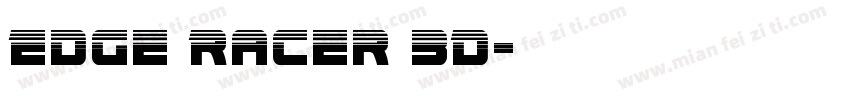 Edge Racer 3D字体转换